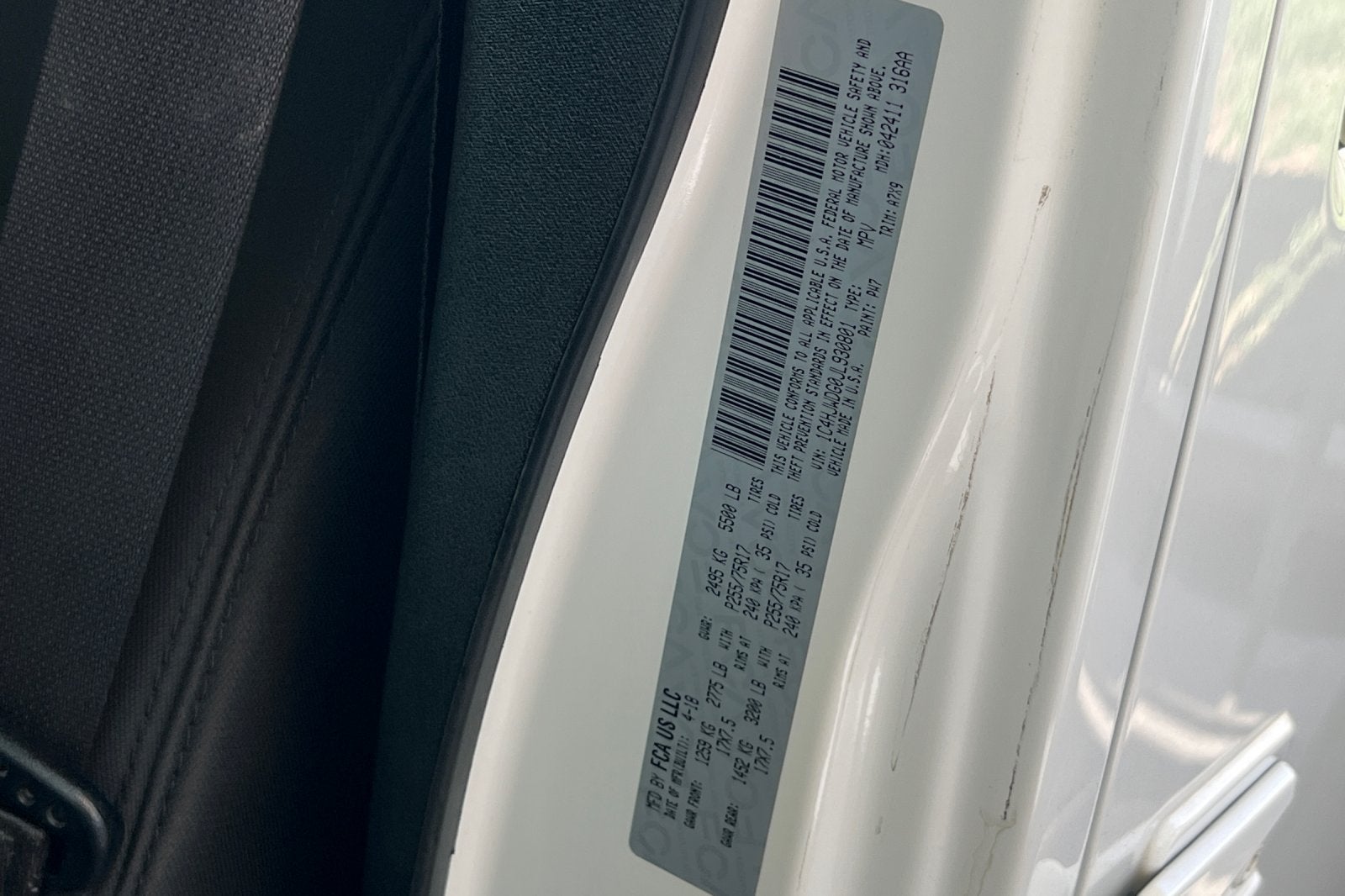 2018 Jeep Wrangler JK Unlimited Sport S