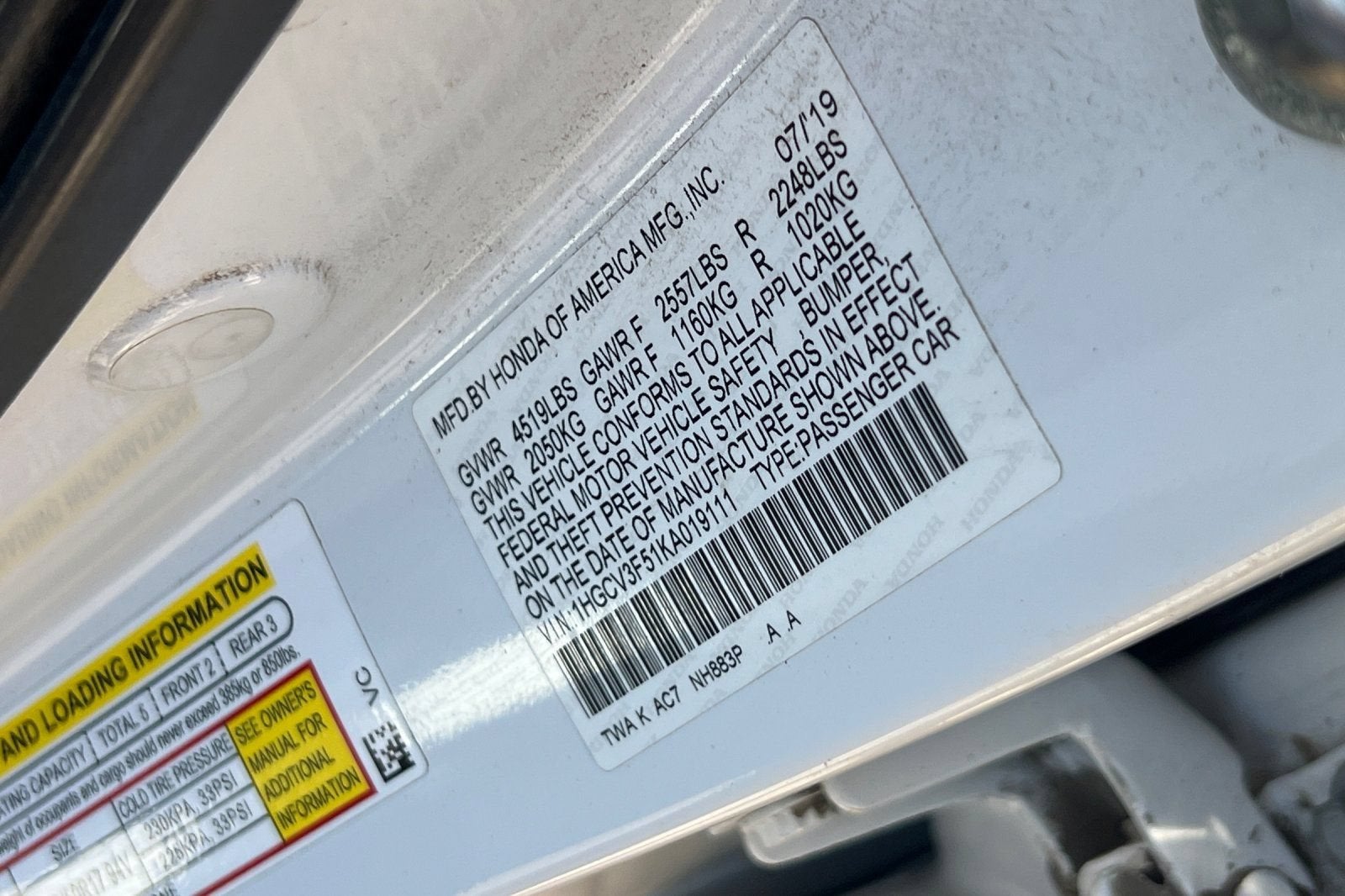 2019 Honda Accord Hybrid EX-L