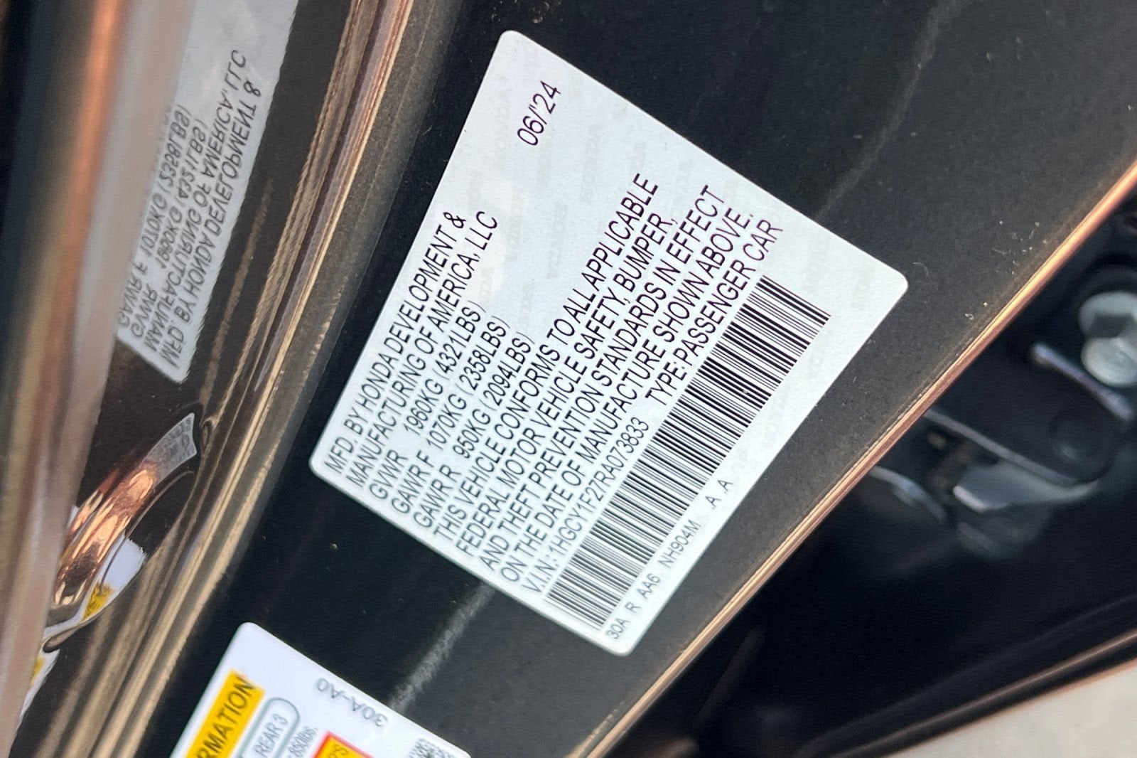 2024 Honda Accord Sedan LX