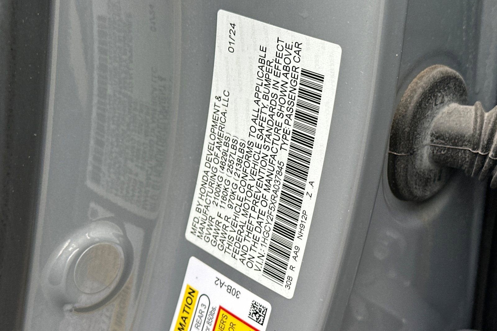 2024 Honda Accord Hybrid Sport