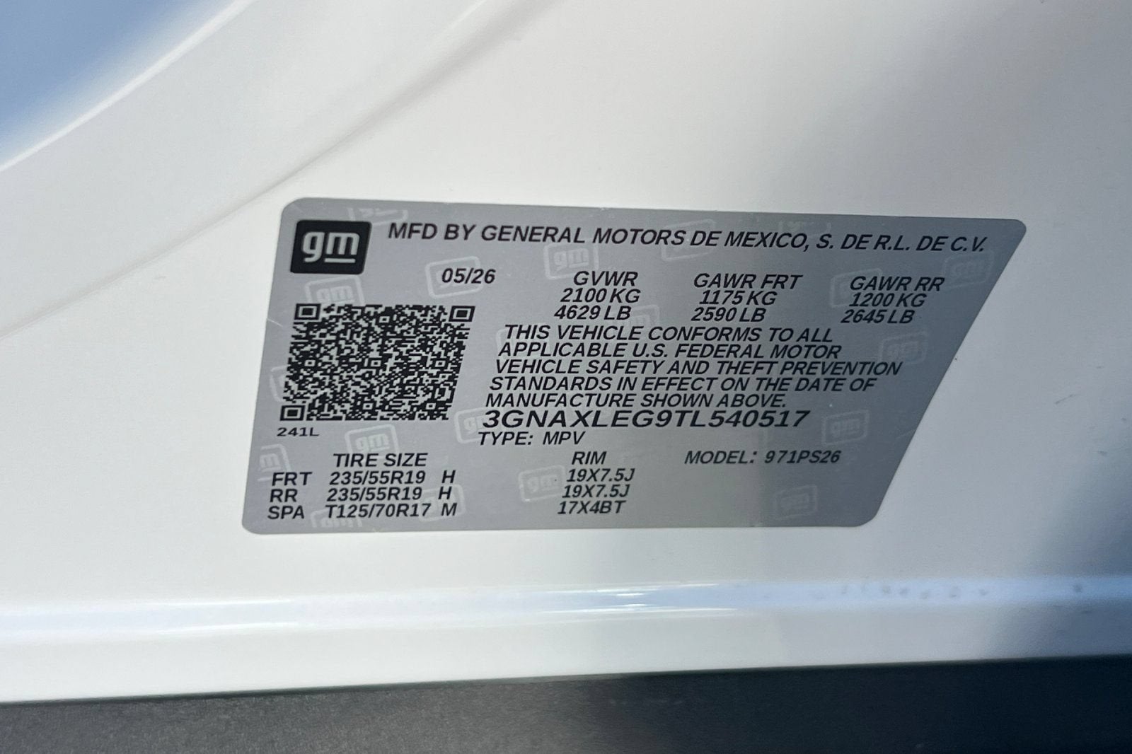 2026 Chevrolet Equinox RS