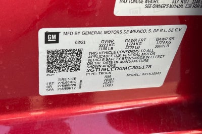 2021 GMC Sierra 1500 Elevation