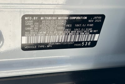 2026 Mitsubishi Eclipse Cross Black Edition
